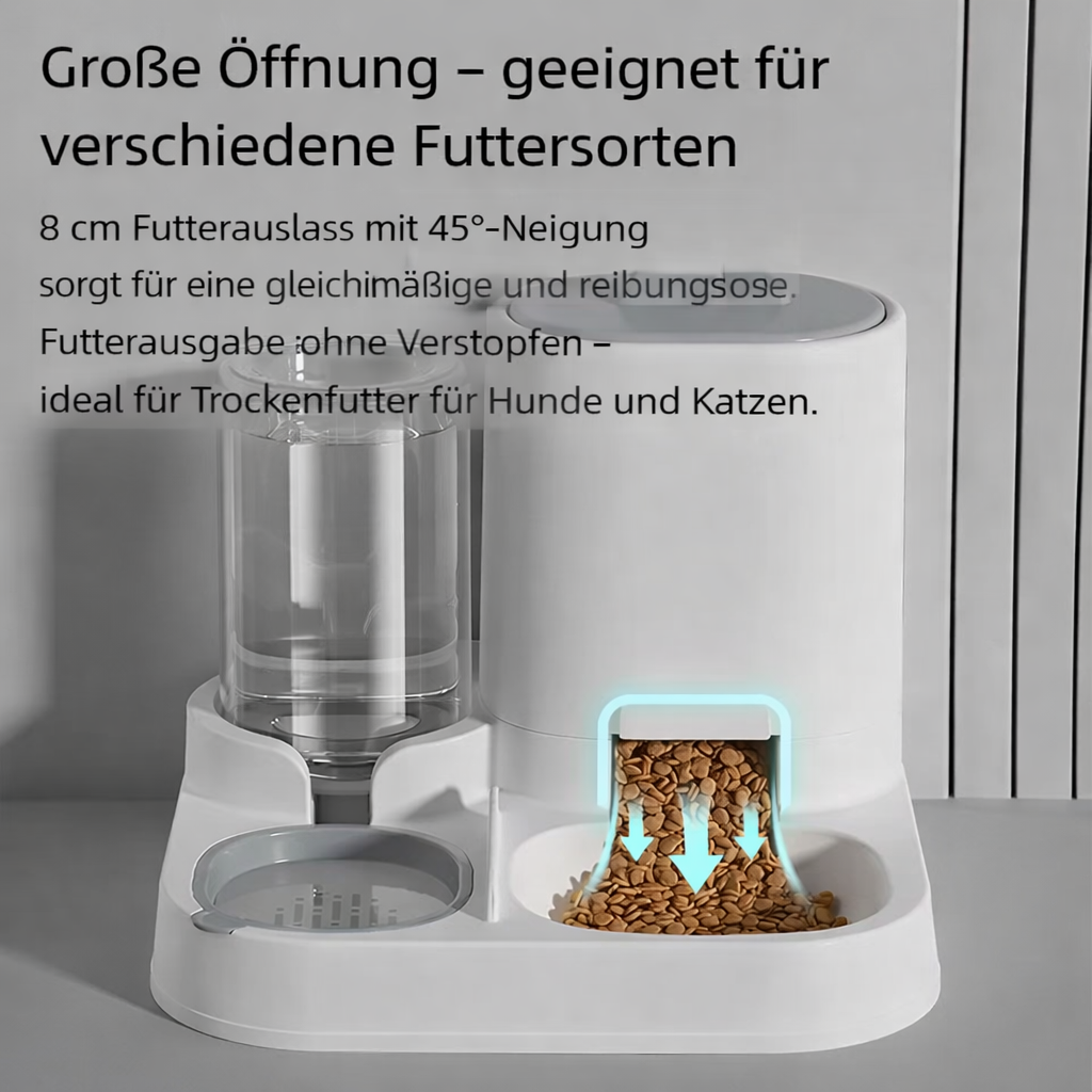 2-in-1 Futter- & Wasserspender