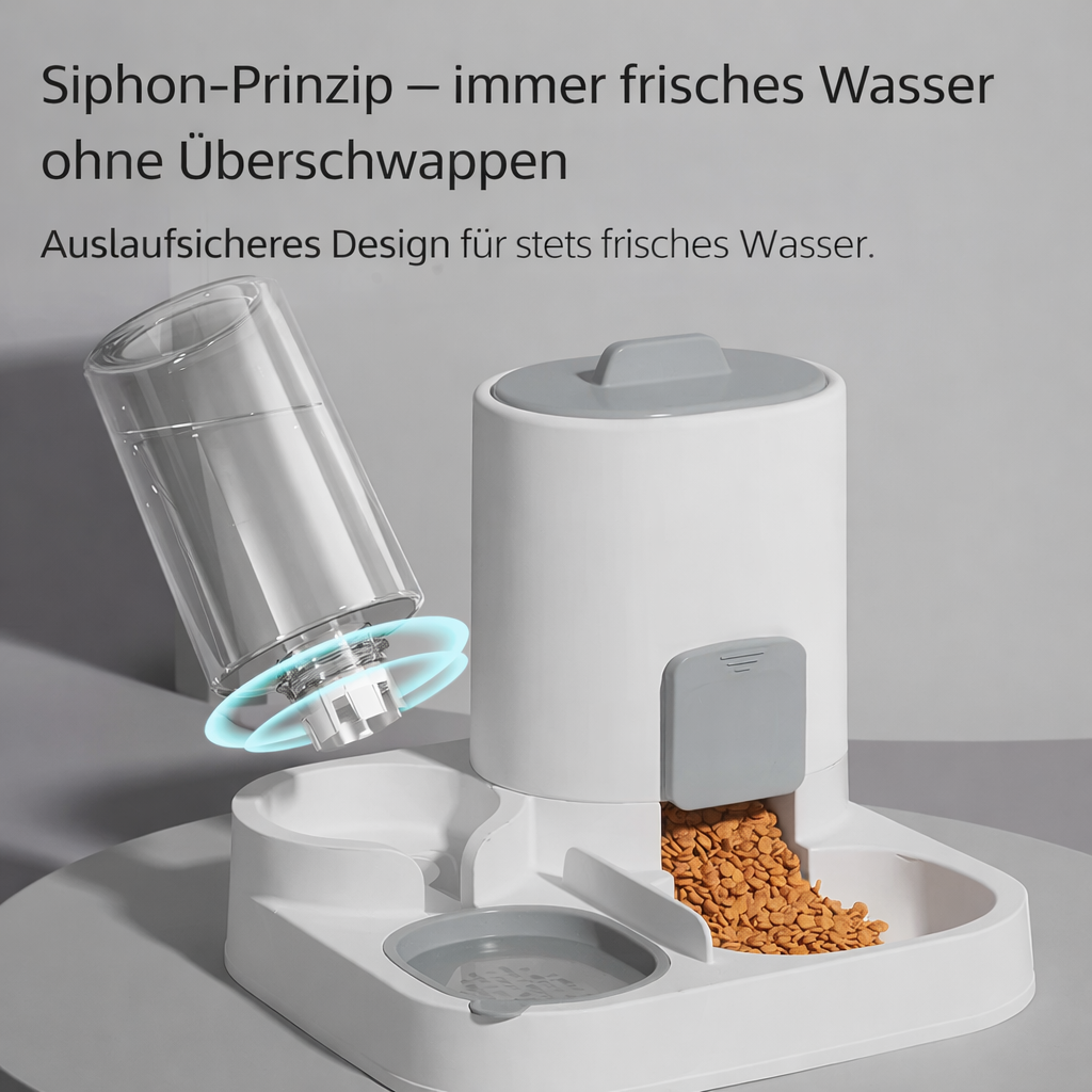 2-in-1 Futter- & Wasserspender