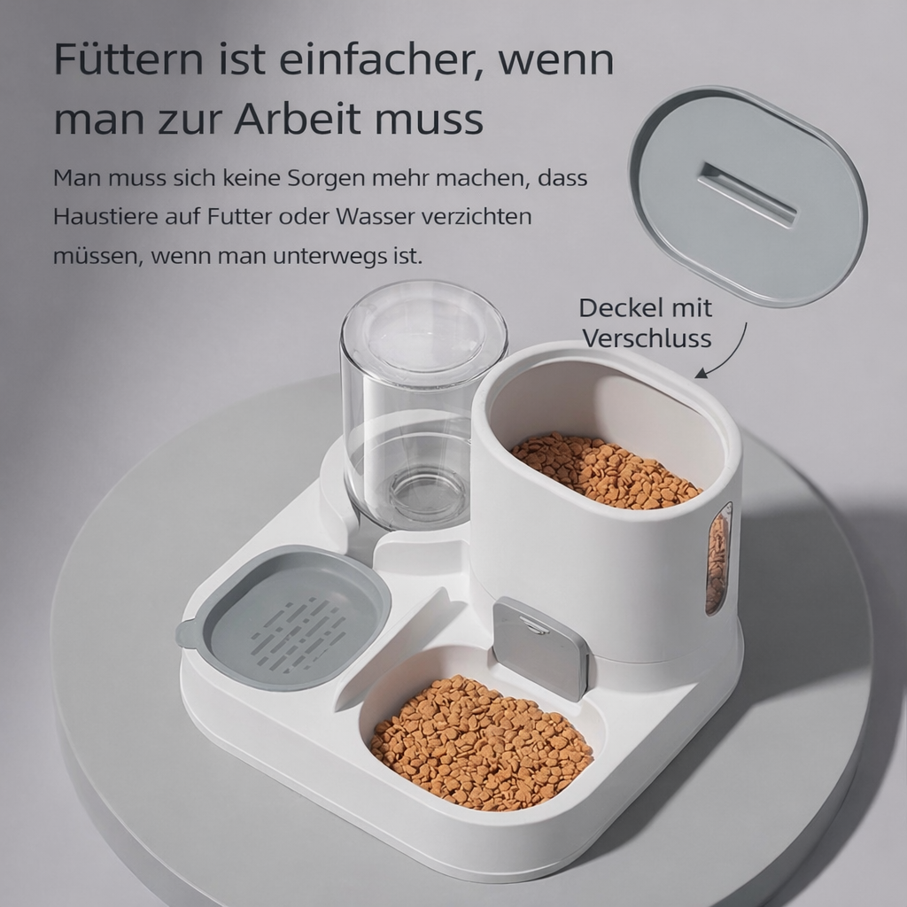 2-in-1 Futter- & Wasserspender